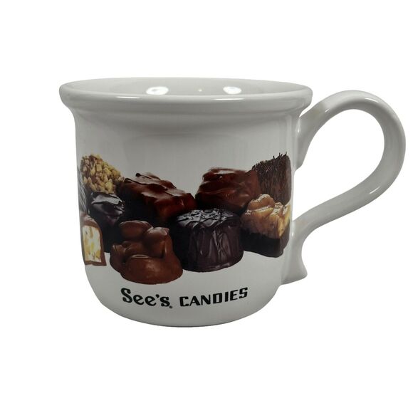 Vintage See’s Candies Candy Truffles And Mary See Coffee Cup Mug Lot Of 2 - Picture 4 of 10